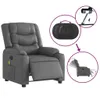 The Living Store Massagesessel Elektrisch Grau Kunstleder Produktbild-Vorschau 6