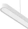 A close-up, angled view of a white pendant light fixture against a white background. Podgląd zdjęcia produktu