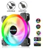 BRAINZAP 120 mm LED A-RGB Ventola per case Fan 12V PWM Aura Anteprima dell’immagine prodotto 1