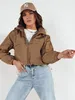 Dstreet Übergangsjacke für Frauen Graus braun M Produktbild-Vorschau 1