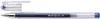 A clear, studio shot of a blue Pilot G1 gel pen with its cap off. Produktbild-Vorschau