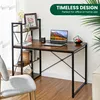 xDays Schreibtisch 120x60 cm mit Regal – Computertisch im Produktbild-Vorschau 7