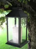 Led Lanterne Lampe Noir Pour Maison Jardin Batterie Voir les images du produit 9
