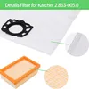 10 Staubsaugerbeutel + 2 Filter für Kärcher 2.863-006.0 KFI Produktbild-Vorschau 5