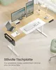 A modern home office setup with a standing desk, monitors, laptop, and accessories. Produktbild-Vorschau