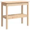 vidaXL Table console 80x40x75 cm pin massif Voir les images du produit 1