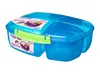 Sistema Lunchbox/Brotdose Triple Split mit Joghurtbehälter, Produktbild-Vorschau 1