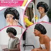 2 Stück Schlafmütze Satin Bonnet Nacht Schlaf Mütze Produktbild-Vorschau 5
