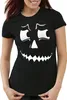 style3 Halloween Grusel Geist Damen T-Shirt, Farbe:Schwarz, Produktbild-Vorschau 1