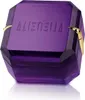 A purple, faceted perfume bottle with gold accents, set against a white background. Podgląd zdjęcia produktu