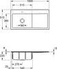Villeroy & Boch Keramikspüle 336201AM, Subway Style 60 Produktbild-Vorschau 5