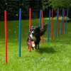 Agility-Hürden-Set für Hunde, 12 Slalomstangen, Hürden Produktbild-Vorschau 4