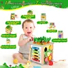 7-in-1 Montessori Aktivitätswürfel aus Holz – Lernspielzeug Produktbild-Vorschau 5