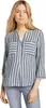 TOM TAILOR Gestreifte 3/4 Arm Bluse V-Ausschnitt Business Produktbild-Vorschau 8