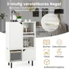 COSTWAY Regał sztaplowany, nowoczesna szafka z siatką i Podgląd zdjęcia produktu 6