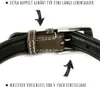 Monkimau Hundehalsband aus Leder Halsband für Hunde Produktbild-Vorschau 4