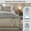 MODFU Bettgestell 140x200 Doppelbett mit Rippenbettgestell Produktbild-Vorschau 8