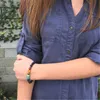 7 Chakra Bracelet de pierres de lave, Bracelet de pierres Produktbild-Vorschau 4