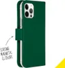 Accezz Wallet TPU Klapphülle iPhone 12 (Pro) - Grün Produktbild-Vorschau 2
