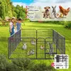 tectake® Enclos pour chiots Lisa 8 pièces, pliable Ancrage Voir les images du produit 26
