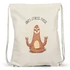 Anti-Stress Turnbeutel Gymsack Meditation Lustig Spruch Produktbild-Vorschau 3