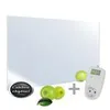 Spiegel 450 W mit Thermostat TH10 – Carbon-Crystal – 2-in-1 Produktbild-Vorschau 1