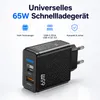 65W USB-C GaN Ladegerät mit 2m USB-C Ladekabel (20W) – Produktbild-Vorschau 7