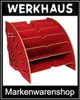 Werkhaus - Ablage Magazin Rot 6 Fächer, Briefablage Produktbild-Vorschau 2