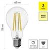 EMOS Ściemnialna żarówka LED A60 z żarnikiem, 11 W, Podgląd zdjęcia produktu 3