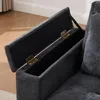 Merax 2-Sitzer Wohnzimmercouch mit Stauraum, Chenille-Sofa, Produktbild-Vorschau 6