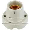 Lampe à poser en porcelaine E27 I gris Voir les images du produit 3