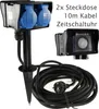 ChiliTec Gartensteckdose mit Zeitschaltuhr, IP44 Produktbild-Vorschau 2