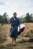 Wikinger Kurzarmtunika mit Bordüre "Richard" Blau XXXL Produktbild-Vorschau 1