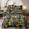 Mikrofaser-Bettwäsche SCARY PARTY grau Bettwäschegröße: 70 Produktbild-Vorschau 5
