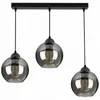 LUXOLAR Pendelleuchte 3-flammig E27 Schwarz - Glasschirme Produktbild-Vorschau 2
