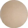 Volero - Runder Teppich Wohnzimmer - Charm Waves Beige - Ø Produktbild-Vorschau 2