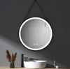 Heilmetz Spiegel 70cm Runder LED-Badspiegel in schwarzem Produktbild-Vorschau 1