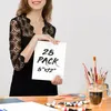 Belle Vous 28 Stk Leere Leinwände zum Bemalen – 20 x 30 cm Produktbild-Vorschau 3