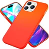 Two iPhone 14 Pro phones with orange and red cases, one slightly overlapping the other. Produktbild-Vorschau