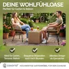 CASARIA® Gartenstühle 2er Set Polyrattan inkl. Auflage Produktbild-Vorschau 7