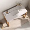 Scrivania NOAH con 2 cassetti in legno massello nei colori Anteprima dell’immagine prodotto 3