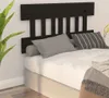 Kopfteil Schwarz 183,5x3x81 cm Massivholz Kiefer Produktbild-Vorschau 2