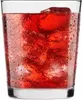 A close-up shot of a glass of red liquid with ice cubes. Náhľad obrázku produktu