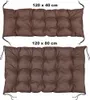Gartenkissen-Set 120/80 cm + 120/40 cm für eine Bank, Produktbild-Vorschau 5