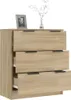 vidaXL Sideboard chêne Sonoma 60x30x70 cm Matériau dérivé Voir les images du produit 4