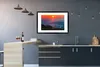 MuchoWow® Gerahmtes Poster Oranger Sonnenuntergang über Produktbild-Vorschau 5