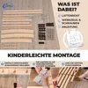 Coemo 7-Zonen Lattenrost ERGO K 140x200, zerlegt, Kopfteil Produktbild-Vorschau 4