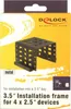 Einbaurahmen 4x 2.5" zu 3.5" (schwarz) Produktbild-Vorschau 3