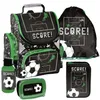 Schulranzen 5-tlg. Set für Mädchen & Jungen Fußball Produktbild-Vorschau 1