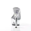 KISS-201 Damen Sandale von Pleaser, Transparent  , EU 44, Produktbild-Vorschau 4